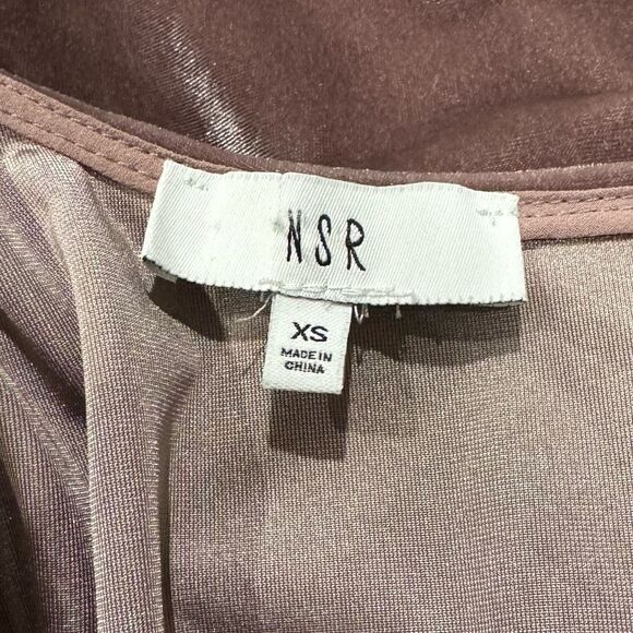 NSR Purple Wrap Tank Top Women’s XS - Picture 2 of 2